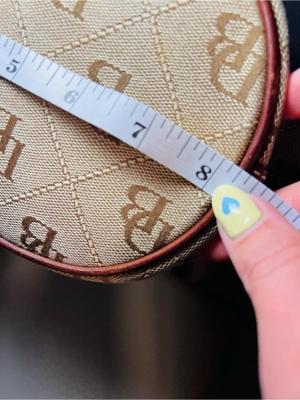 Vintage Y2K Dooney & Bourke Monogram Hobo Shoulder Bag
